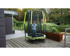 Батут із сіткою Exit Tiggy ø140cm black/green